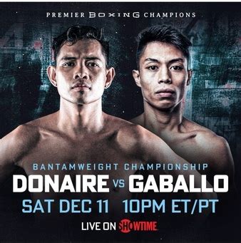 paramountplus donaire vs gaballo fight showtime|Showtime Fights: Boxing & MMA .